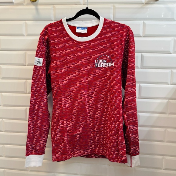 NWT Women’s Large Coordinates Inspirational Team USA Jogger SET in Red - Picture 3 of 12